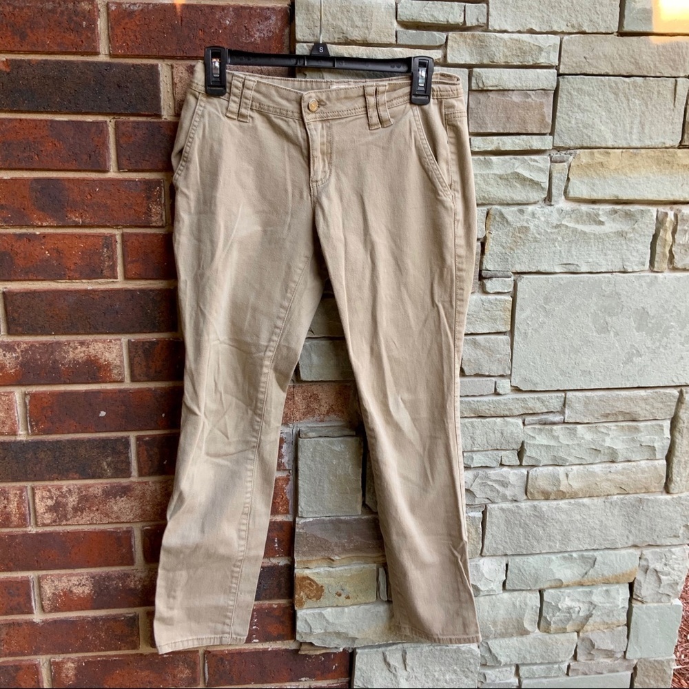 Lei Khaki Tan Stretch Chino Jeans Jrs 7